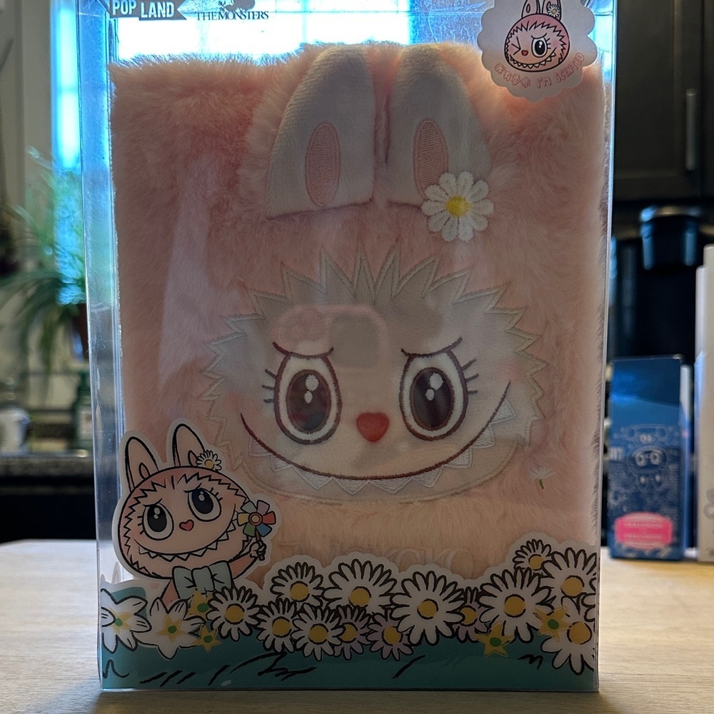 POP LAND | Mokoko Sweetheart Pink Plush Character Notebook